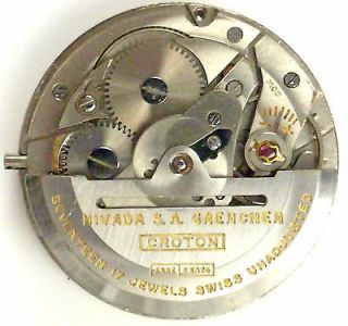 Croton Automatic   Cal. AS1361  Complete Running Watch Movement   for 