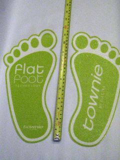 Electra Townie Feet Decals   Approx 11 x 5   Set of Two   Flat Foot 