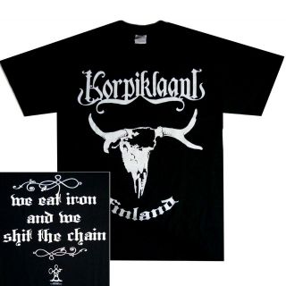 KORPIKLAANI Finland Eat Iron SHIRT M L XL Folk Metal T Shirt NEW