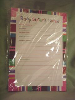 Babysitters Notes, Notepad   Emergency Contact & Important Information
