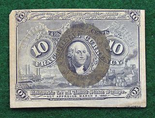 1863 fractional currency in Fractional Currency