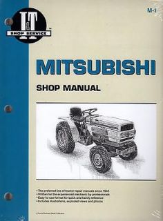 MITSUBISHI I&T TRACTOR SERVICE MANUAL DIESEL MT160,160D,180​,210,250 