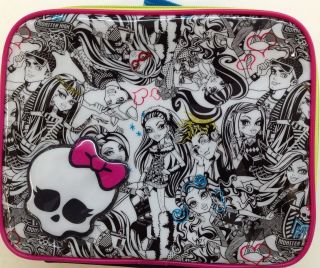 MONSTER HIGH DRACULAURA FRANKIE Insulated Lunch Box Bag Container 