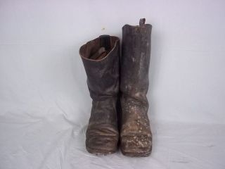 Pair Of Original WWI German Cavalry Boots
