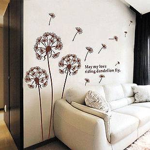   Art Decor Vinyl Decal Sticker Dandelion Living Bedroom 40*60cm LS695