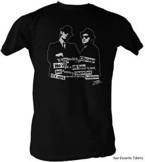 THE BLUES BROTHERS ITS DARK ADULT TEE SHIRT S   2XL