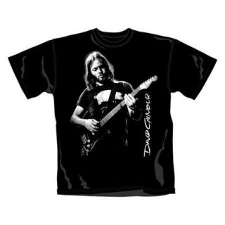 Pink Floyd / David Gilmour: Young Dave Mens T Shirt   New & Official 