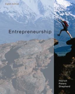 Entrepreneurship by Dean A. Shepherd, Michael P. Peters and Robert D 