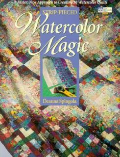   30 Watercolor Quilts by Deanna Spingola 1996, Paperback