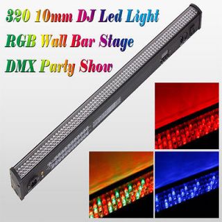 320 10mm LED STAGE DJ LIGHT RGB DMX 512 WALL BAR WASH LIGHTING PARTY 