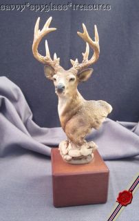   1998 Stephen Herrero Highborn Mill Creek Studios Deer Bust Figurine