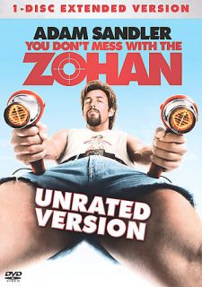 You Dont Mess With The Zohan DVD, 2008, Unrated Single Disc Version 