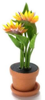 Dollhouse Miniature Plant Bird of Paradise Floral Falcon Minis 112 