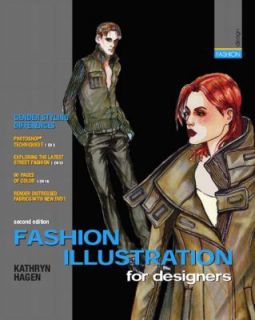 Fashion Illustration for Designers by Kathryn Hagen 2010, Hardcover 
