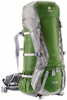 New Deuter Aircontact 70+10 Liters SL Fit Backpack Pine/Silver