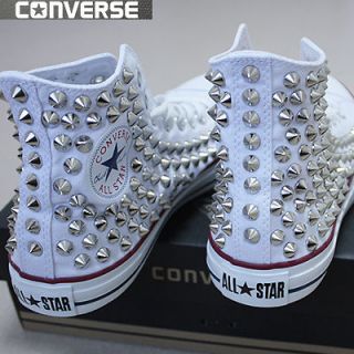 Genuine CONVERSE All star with studs Sneakers Sheos White