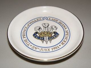 Charles and Diana commemorative wedding plate
