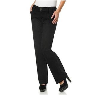 Diane Gilman DG2 Stretch Denim Trouser Jeans Black 4 NWT