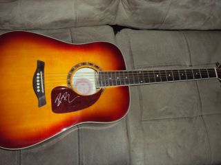 PROOF DIERKS BENTLEY SIGNED AUTOGRAPHED ACOUSTIC GUITAR COA COME A 