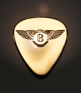 BENTLEY   Solid Brass Guitar Pick, Acoustic, Electric, Mandolin