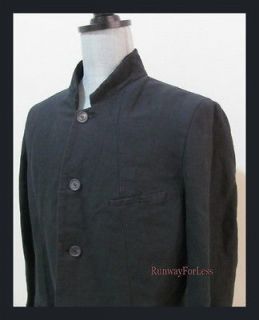 New DIESEL JEANS BLACK GOLD $750 Mens Size 52 Black Amidor Blazer Suit