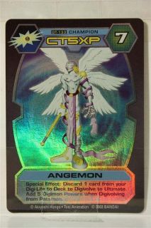 Bandai Digimon D Tector Series 4 Holographic Trading Card Game Angemon