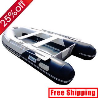   PVC 9.8‘inflatable boat tender yacht dinghy with aluminum floor WB
