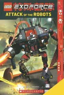 Lego Exo Force Attack of the Robots kids illustrated fiction book New