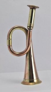 Small 6 copper color military Bugle horn summer camp Boy girl scout