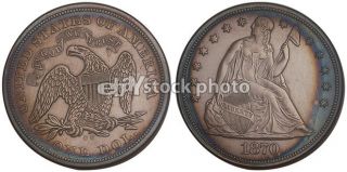 1870, Seated Liberty Dollar