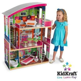 KidKraft Urban Designer Wood Pretend Play Dollhouse
