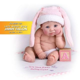   Not Easy Being Cute Resin Doll: Miniature Baby Doll By Ashton Drake