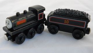Wooden Thomas the Tank Engine ~ Twin Douglas and his tender car