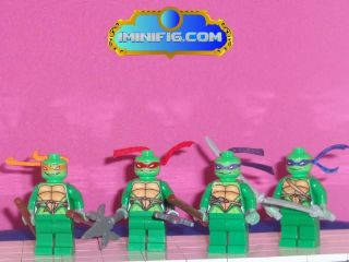 Custom LEGO TMNT Teenage Mutant Ninja Turtles DONATELLO #121A