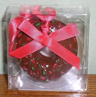 Dunkin Donuts 2012 Collectible Chocolate Frosted Donut Christmas 