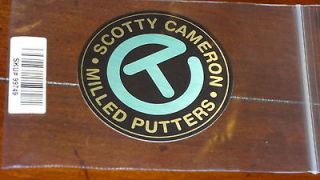 Scotty Cameron Robins Egg Blue Tour Circle T Milled Putters Sticker 