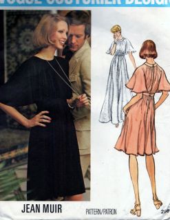 Sewing Pattern Vogue 2883 Couturier Design Jean Muir Evening Dress Sz 
