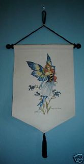 Amy Brown Fairy Garden Flag Fanion Forget Me Not II NEW