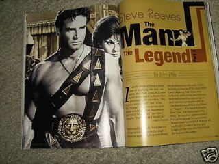 IronMan Bodybuilding muscle magazine STEVE REEVES Legend/Timea 