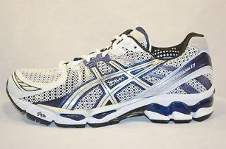Asics Gel Kayano 17 Mens Running Shoes size 8 4E WIDE WIDTH NEW NAVY