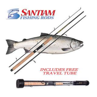 SANTIAM FISHING RODS 3 PC 86 12 30LB SPINNING MH ALASKAN TRAVEl 
