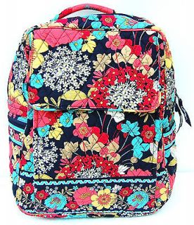 NEW NWT Authentic Vera Bradley Happy Snails Large Backpack Purse Bag