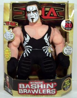 TNA Interactive Bashin Brawlers wrestling buddy 15 Inch plush doll 