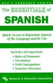 Spanish Essentials by Research and Education Association Staff 2003 