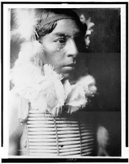 The Dancer,Crow Indian,feathers,Edward S Curtis,photographer,North 