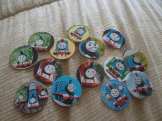 Pre Cut THOMAS THE TANK TRAIN One Inch Bottle Cap Images free 