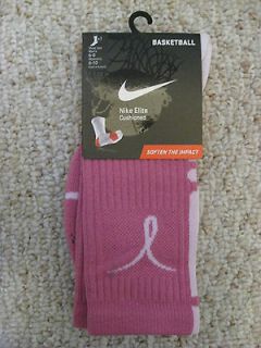 breast cancer elite socks in Clothing, 
