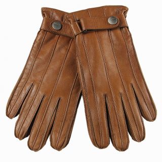 ELMA Mens Nappa Leather Winter Gloves Super Warm cashmere lining