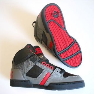 Osiris Brand 11301246 NYC 83 GRY / BLK / RED Mens Athletic Skater 