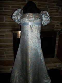   Regency Victorian Jane Austen Emma empire waist dress formal ball gown